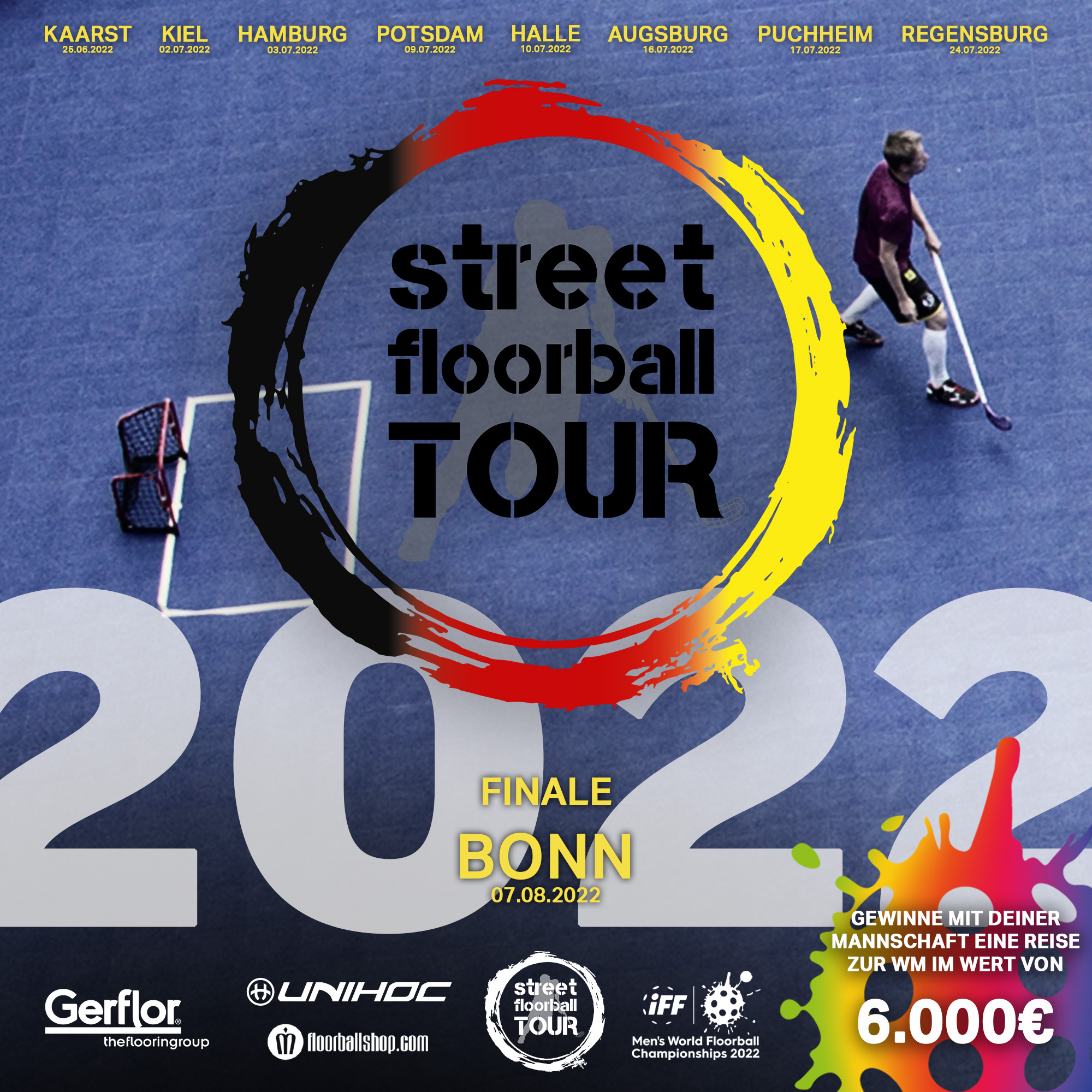 Floorball Deutschland lädt ein zur Streetfloorballtour